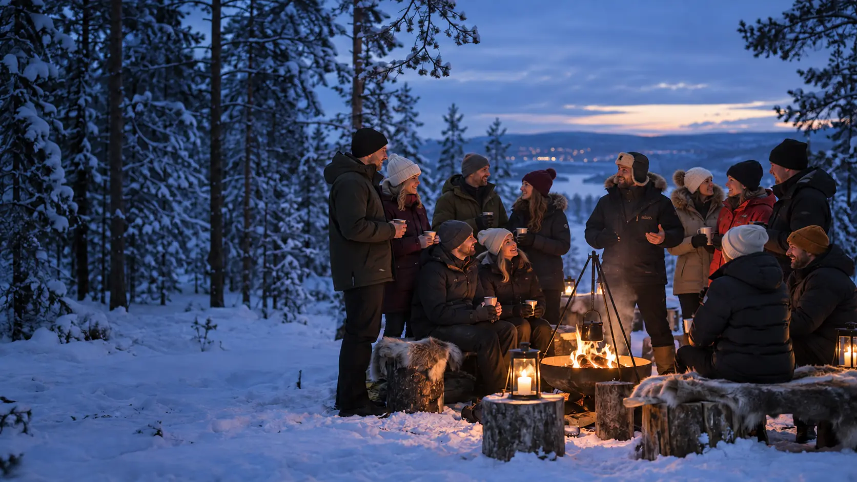 Private and group winter programme in Rovaniemi, Finnish Lapland
