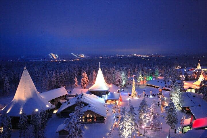 Reindeer & Husky Ride with Santa Claus Village